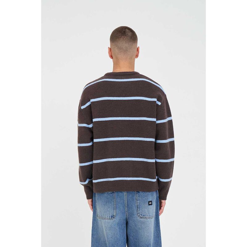 Huffer Stack Stripe Knit Crew image number 1